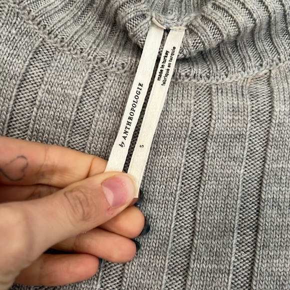 Anthropologie gray sweater dress - Picture 2 of 3